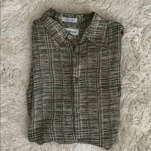 Vintage Silk Button Down